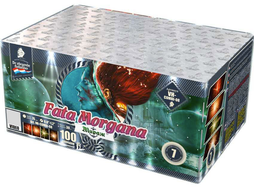 Купить Батарея салютов Мираж, 100 залпов, VH-COMBI-08