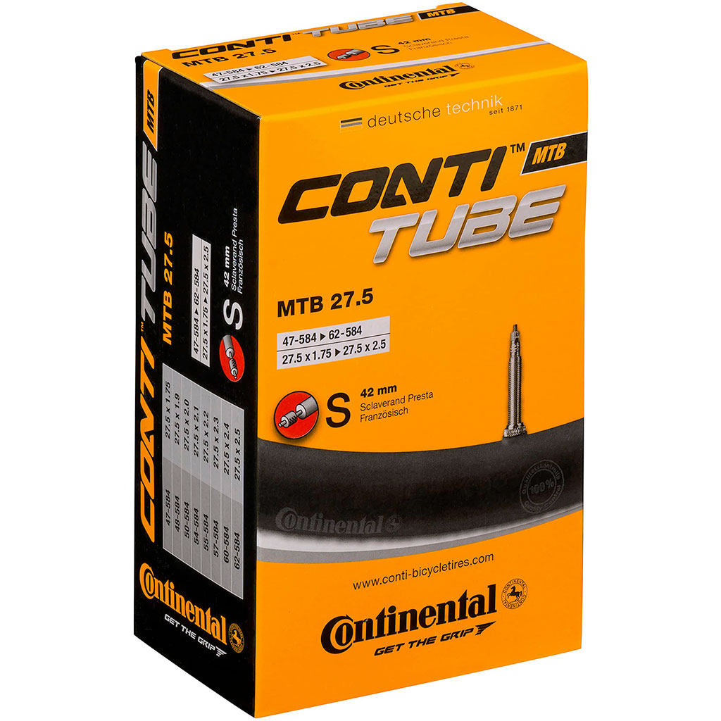Купить Камера CONTINENTAL MTB 27.5 дюймов x1.75-2.4 дюймов , спортивный 42 мм