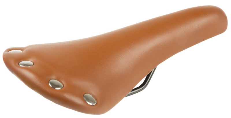 Купить Седло VENTURA RIVET ретро-дизайн  дюймов под кожу дюймов  с 6 заклепками коричневое5-251050
