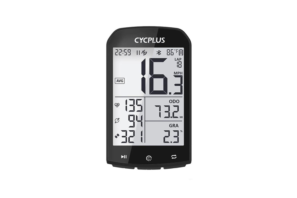 Купить Беспроводной велокомпьютер Cycplus GPS M1, 16 функций