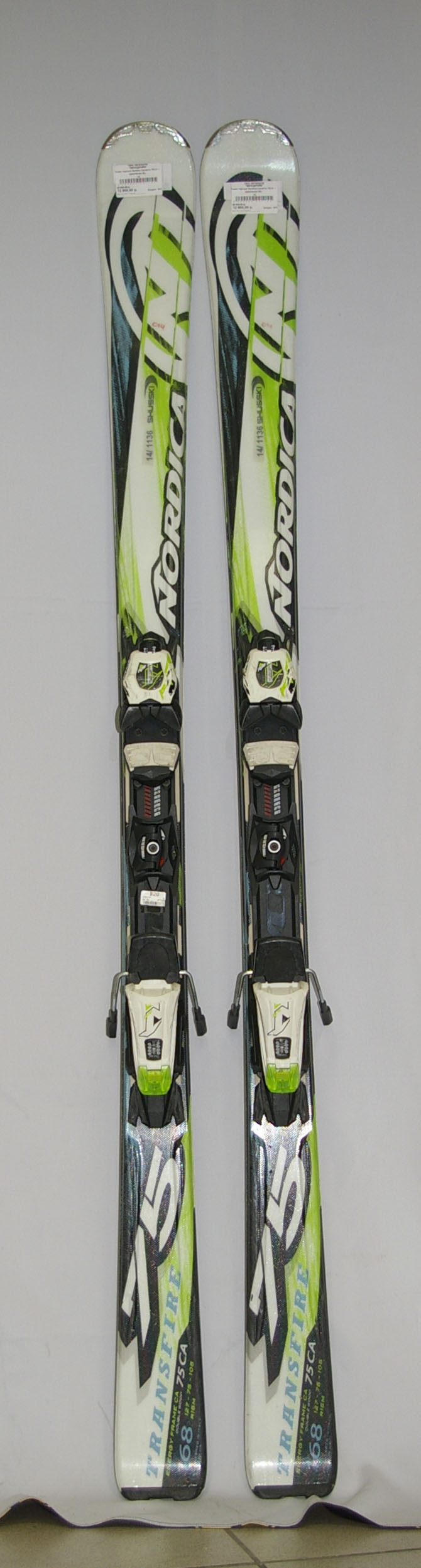 Купить Лыжи горные Nordica transfire 75CA + крепление б/у