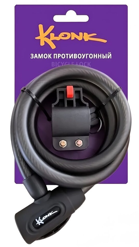 Купить Велозамок KLONK 13008 10×1500 мм