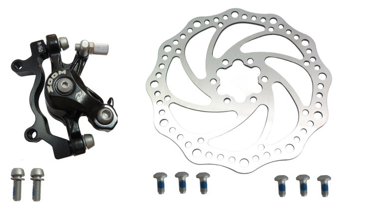 Купить Тормоз дисковой механический ZOOM DB-280 задний с ротором 160 мм