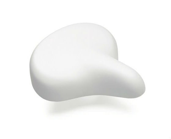 Купить Седло Electra Cruiser Saddle w Elastomers white 598600