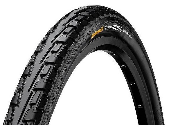 Купить Покрышка CONTINENTAL RIDE Tour 28 дюймов  700x35C (37-622) антипрокольная