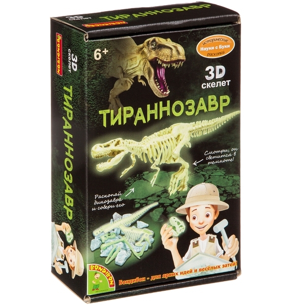 Купить Игра Bondibon Исторические раскопки Науки с Буки Тираннозавр 