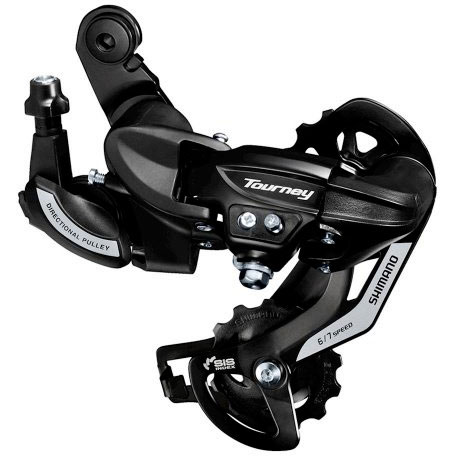 Купить Переключатель задний SHIMANO Tourney TY500D, 6/7ск., на петух