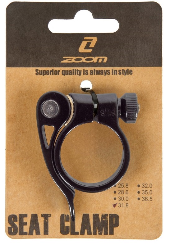 Купить Хомут подседельный ZOOM 31,8 мм черный