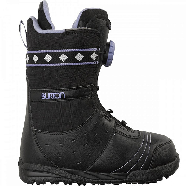 Купить Ботинки BURTON Chloe wmn (black/purple, 7.0)