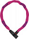 Купить Велозамок ABUS Catena 6806K/75см, цепь 6мм, ключ, ярко-розовый