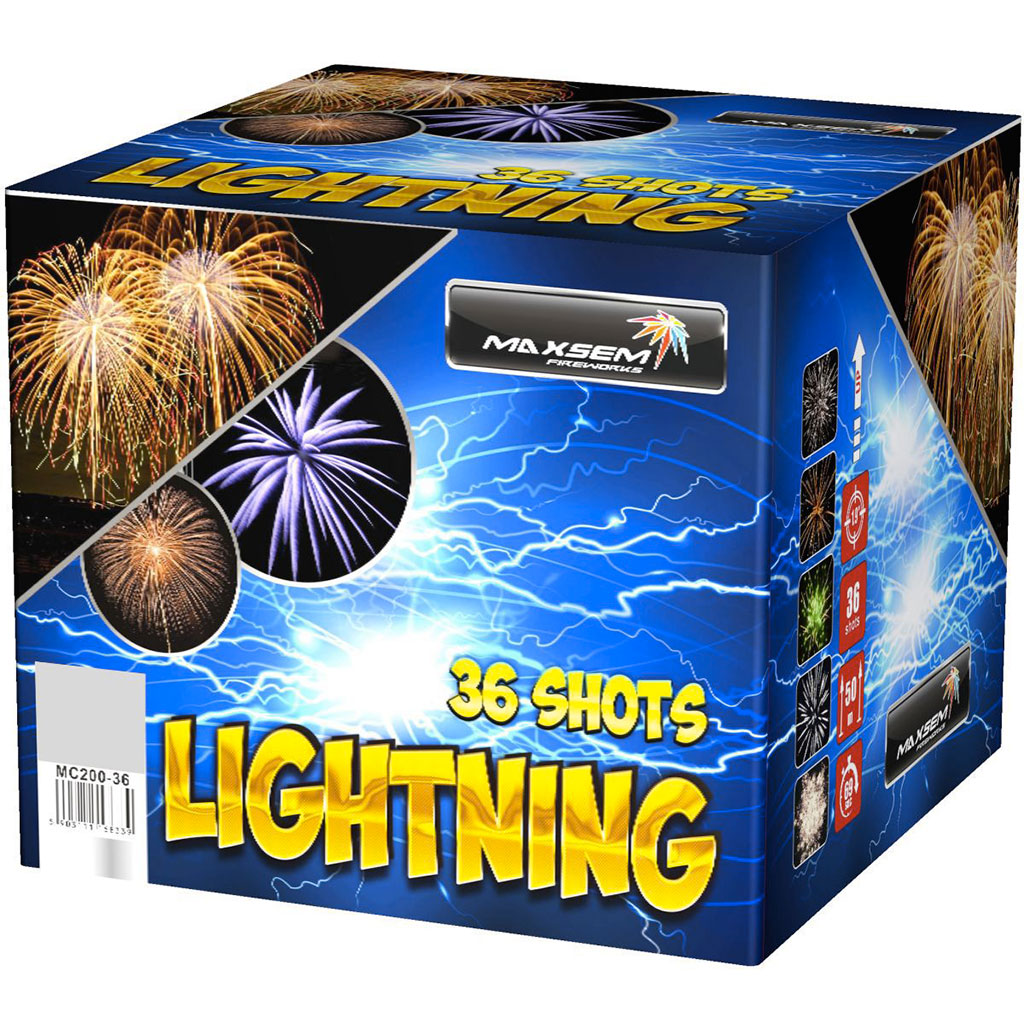 Купить Батарея салютов Молния / Lightning, 36 залпов, MC200-36